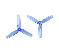 Vuzmode 5X5.5X3 3-Blade PC Propeller, For RC FPV Racing Freestyle 5inch Drones Drone 9 Inch Two Blade Propeller(2Pairs Blue)