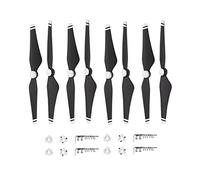 Vuzmode 8pcs Propeller 9450S Quick Release Blade CC CW Props With Mount Base, For DJI Phantom 4 PRO 4a Advanced Drone Drone 9 Inch Two Blade Propeller(Black and white)