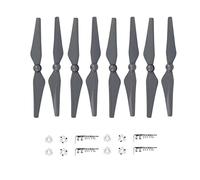 Vuzmode 8pcs Propeller 9450S Quick Release Blade CC CW Props With Mount Base, For DJI Phantom 4 PRO 4a Advanced Drone Drone 9 Inch Two Blade Propeller(Grey)
