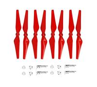Vuzmode 8pcs Propeller 9450S Quick Release Blade CC CW Props With Mount Base, For DJI Phantom 4 PRO 4a Advanced Drone Drone 9 Inch Two Blade Propeller(Red)