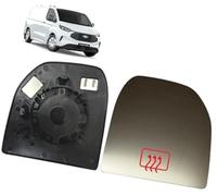 Vuzmode All, for Transit Custom/Tourneo Custom Heated Clip on Mirror Glass Complete with Backing Plate Right Hand/UK Drivers Side/Off Side 2023 2024 Wing Mirror Glass