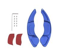 Vuzmode Aluminum Car Steering Wheel Paddle Extend Shifter Replacement, for VW, for Golf, 7 2015-2017, for Scirocco, Sagitar GLI R-line Gts, for Polo, GTI Car Paddle Shifters(Black Blue)