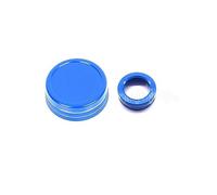 Vuzmode AMG A B CLA GLA GLE ML GL C W204 Class Car Multimedia Knob Button Decoration Multimedia Control Cover Car Air Conditioning Knob Trim(Blue)