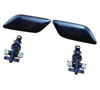 Vuzmode Black HEADLIGHT HEADLAMP WASHER NOZZLE JET LID CAP COVER With Connector, for Toyota, for Camry 2009-2011 85045-33060 85044-33070 Front Bumper Washer Jet Cover(BLACK Pair)