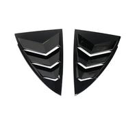 Vuzmode Car Blinds Decoration Rear Triangular Window Spoiler Louver Shutter Cover Deflector Accessories, for Tesla, for Model Y 2021 Car Louver Cover(Glossy Black)