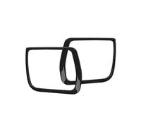 Vuzmode Car Center Console Both Side Air Condition Outlet Frame Decoration Sticker Trim, for Volvo, for XC60 2018 Dashborad Air Vent Decals Car Air Vent Trim(Side Air Black)