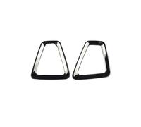 Vuzmode Car Center Console Both Side Air Condition Outlet Frame Decoration Sticker Trim, for Volvo, for XC60 2018 Dashborad Air Vent Decals Car Air Vent Trim(Dasboard Black)