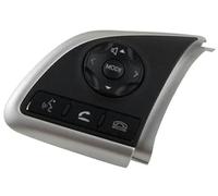 Vuzmode Car Cruise Control Button, for Mitsubishi, for Mirage 2012-2016, for ASX 2015-2019, for Outlander Car Audio Radio Cruise Control Switch Steering Wheel Button Steering Wheel Button Kit(BLACK R