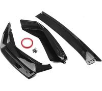 Vuzmode Car Front Bumper Lip Spoiler Splitter, for Civic Si Hatchback 2017-2021 Side Diffuser Protection Deflector Body Kit Guards Bumper Lip Splitter