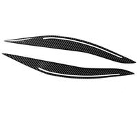 Vuzmode Car Headlight Eyebrow Eyelid Cover Stickers Carbon Fiber Headlights Eye Lid Trim Bezels Decoration, for, 5 Series F10 528i 535i 550i Base Sedan Pre-LCI 2011-2017 Headlight Eyebrow Trim