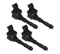 Vuzmode Car Ignition Coil Auto Spark Coils, for VW, for GOL VI 1.0 2012-2016 VOYAGE FOX 2008, for, 030905110A 030905110B 77400001 Car Ignition Coil Pack Replacement(BLACK 4pcs)
