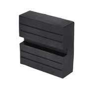 Vuzmode Car Lift Jack Stand Rubber Pads Black Rubber Slotted Floor Jack Pad Frame Rail Adapter, for BMW, for, for Benz, for Skoda, for Ford, for Toyota Car Lift Rubber Pad