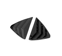 Vuzmode Car Rear Side Window Louver Shutter Vent Panel Cover Trim, for Mazda, for CX5 2017-2021 Carbon Fiber Black Exterior Accessories Car Louver Cover(Black Style)