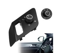 Vuzmode Car Rearview Mirror Switch, for Golf, 7 VII MK7 2014 2015 2016 2017 2018 5G0959565 Side Adjust Knob Car Interior Mirror Selector