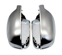 Vuzmode Car Rearview Side Mirror Covers Cap, for, A3 A4 A5 2011-2016 B8.5 B 8.5 Silver Matt Chrome Car Wing Mirror Cover(Without Side Assist)