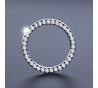 Vuzmode Car Start Switch Button Ring Decorative Frame Interior Covers Stickers Trim, for BMW, for 1/2/3 Series F20 F21 F30 X1 F48 Accessories Vehicle steering wheel decor(White)