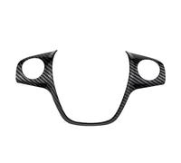 Vuzmode Car Steering Wheel Cover Sticker Trim Cover, for Ford, for Focus 3 Mk3 2012 2013 2014, for Kuga 2013 2014 2015 Accessories Vehicle Steering Wheel Sticker(Black carbon)
