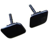 Vuzmode Car Styling Head Lights Headlamp Washer Nozzle Cover LH RH 986803J000 986903J000, for Hyundai, for Veracruz Ix55 2007-2012 Front Bumper Washer Jet Cover(BLACK Pair)