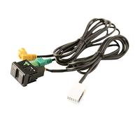 Vuzmode Car USB AUX Switch Cable USB Audio Adapter RCD510 RNS315, for Passat B6 B7, for Golf 5 MK5, for Golf 6 MK6, for Jetta 5 MK5 Car Usb Socket