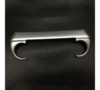 Vuzmode Carbon Fiber ABS Decoration Trim Front Air Condition Switch Frame Cover, for Mazda, CX-5 CX5 CX 5 2018 2019 Interior Accessories Car Air Vent Trim Cover(Silver)