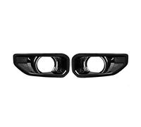Vuzmode Carbon Fiber Front Fog Light Cover Trim Decoration, for Jeep, Wrangler JL 2018 2019 Fog Light Trim