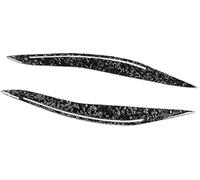 Vuzmode Carbon Fiber Front Headlight Eyebrow Eyelid Cover Trim, for, 5 Series F10 2010 2011 2012 2013 Headlight Eyebrow Trim