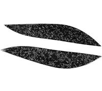 Vuzmode Carbon Fiber Front Headlight Eyebrow Eyelid Cover Trim, for Civic, 2001 2002 2003 Headlight Eyebrow Trim
