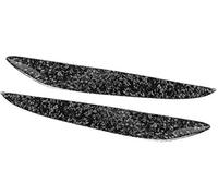 Vuzmode Carbon Fiber Front Headlight Eyebrow Eyelid Cover Trim, for Mazda, 3 BL 2009 2010 2011 2012 2013 Headlight Eyebrow Trim