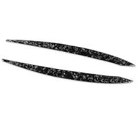 Vuzmode Carbon Fiber Front Headlight Eyebrow Eyelid Cover Trim, for VW, for Golf, MK7 MK7.5 for GTI 7R, for R-Line, 2014 2015 2016 2017 2018 2019 Headlight Eyebrow Trim