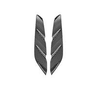 Vuzmode Carbon Fiber Rear Fog Light Lamp Cover Eyebrow Bezel Trim Decoration Car Accessories, for Hyundai, IONIQ 6 2022-2023 Fog Light Trim