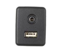 Vuzmode Center Console Receptacle Jack Dual USB Port Connector, for GMC, for Chevrolet 13599456 Car Usb Socket