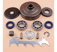 Vuzmode Clutch Drum Sprocket Rim Bearing Seals Felling Dog Set, for, 017 018 MS170 MS180 MS 180 170 Chainsaw Replacement Parts Lawn Mower Clutch Kit