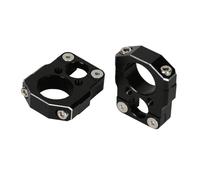 Vuzmode CNC Handle Bar Brake Clutch Line Hose Cable Guide Clamp Monkey 125 Monkey125 CT125 Forza300 Forza350 Grom125 PCX 160 Brake Hose Clamp(Black)