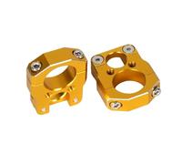 Vuzmode CNC Handle Bar Brake Clutch Line Hose Cable Guide Clamp Monkey 125 Monkey125 CT125 Forza300 Forza350 Grom125 PCX 160 Brake Hose Clamp(Yellow)