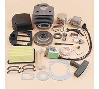 Vuzmode Cylinder Carburetor Ignition Coil Clutch Drum Air Filter Kit, for Husqvarna, 268 272 XP 272XP 50MM Chainsaw Motor Engine Parts Lawn Mower Clutch Kit