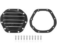 Vuzmode Differential Cover Kit, for Chevy, for GM, for ford, 44 1941-2003, Durable Aluminum Alloy Black with Gasket Bolts Differential Cover Kit