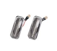 Vuzmode Dynamic Turn Signal Light Side Fender Marker Lamp, for Opel, Omega B Stufenheck Caravan 1994-2003 Automotive Side Signal Light(2PCS Crystal Type)