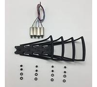 Vuzmode Engines Motors Bearings Blades Gear Propeller Guard Protect, For SG700 Rc Drone Spare Parts Drone 9 Inch Two Blade Propeller(Chocolate)