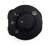 Vuzmode Exterior Rear Side Mirror Switch Adjust Knob, for Skoda, Fabia Combi Roomster Practice 5J1 959 565 5J1959565 Side Mirror Switch
