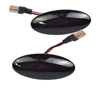 Vuzmode Flowing Water Flashing Sequential Lamp DynamicTurn Signal Side Marker Light, for Opel, for Vauxhall, Vectra B MK1 1995-2002 2003 Automotive Side Signal Light(Dynamic Smoked Black)