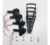 Vuzmode Fold Wing Arm Include Gears Axis Motor Bearing Etc, for S169 SG700-D Drone RC Quadcopter Spare Parts Quad Motor Mounting Arm(Light Grey)