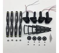 Vuzmode Fold Wing Arm Include Gears Axis Motor Bearing Etc, for S169 SG700-D Drone RC Quadcopter Spare Parts Quad Motor Mounting Arm(Navy Blue)