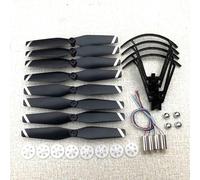 Vuzmode Fold Wing Engines Gears Rc Motor Propeller Blade Covers Etc Set, For SG900S SG900-S SG900 X192 X196 F196 Drone 9 Inch Two Blade Propeller(1)