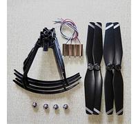 Vuzmode Fold Wing Engines Gears Rc Motor Propeller Blade Covers Etc Set, For SG900S SG900-S SG900 X192 X196 F196 Drone 9 Inch Two Blade Propeller(Navy Blue)