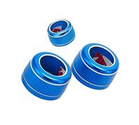 Vuzmode For BMW, 5 6 7 X5 X6 series F01 F07 F10 F18 F15 F16 Car Styling Air Conditioner Knob Audio Volume Tune Button Trim Cover Ring Car Air Conditioning Knob Trim(Blue,For 5GT 2010-17)