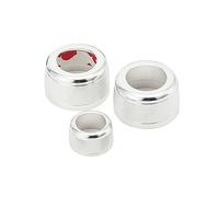 Vuzmode For BMW, 5 6 7 X5 X6 series F01 F07 F10 F18 F15 F16 Car Styling Air Conditioner Knob Audio Volume Tune Button Trim Cover Ring Car Air Conditioning Knob Trim(Silver,For 6 Series 2011-17)
