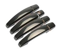 Vuzmode for Chevrolet, Captiva, for Camaro, for Cruze, for Malibu, for Spark, Car Door Handle Cover Auto Catch Cap Stickers Auto Car Exterior Door Handle Cover(Carbon Style)