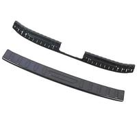 Vuzmode, for Civic, 10th 2016-2021 Auto Rear Bumper Cover Car Trunk Sill Strip Guard Plate Interior Decor Styling Part Rubber Rear Bumper Protector(BLACK Hatchback Black)