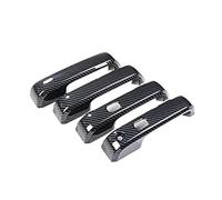 Vuzmode for Ford, for F-150, 2015-2020, for Smart, Keyhole Car Accessories 4Pcs, for F-150, ABS Carbon Fiber Door Handles Cover Trim Car Exterior Door Handle Cover(Carbon Fibre)