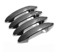 Vuzmode for Ford, for Fiesta, for Smart, Entry 2009 2010 2011 2012 2013 2014 Styling Moulding Trim Carbon Fiber Printed Exterior Door Handle Sticker Cover Car Exterior Door Handle Cover